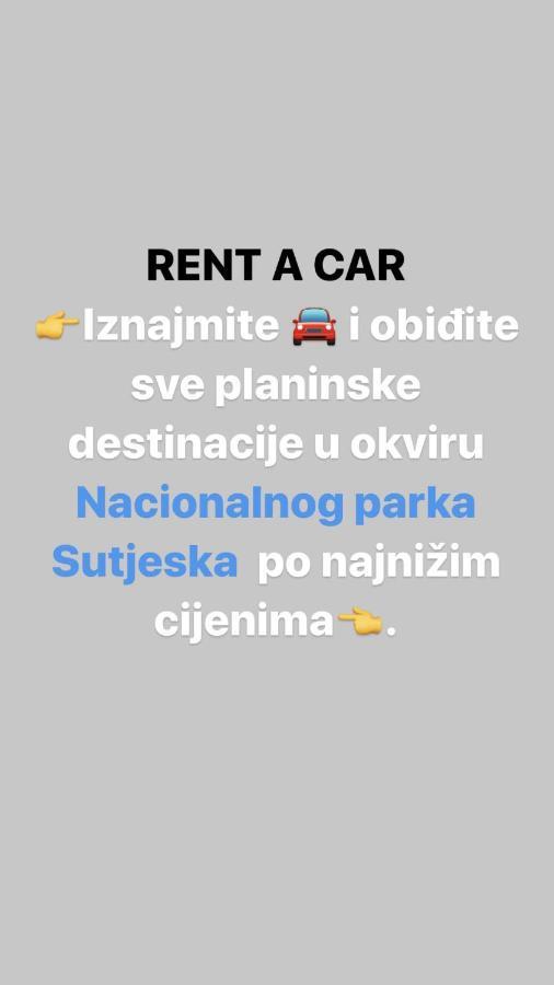Apartman Kosuta 2 Tjentiste Extérieur photo